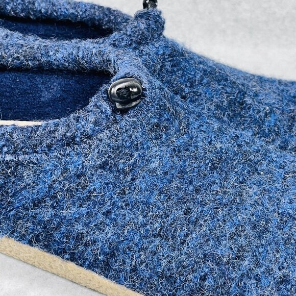 Giesswein Virgin Wool Vent Bluescuff Slippers EU 41 Womens 10 Mens 8 - Picture 12 of 16